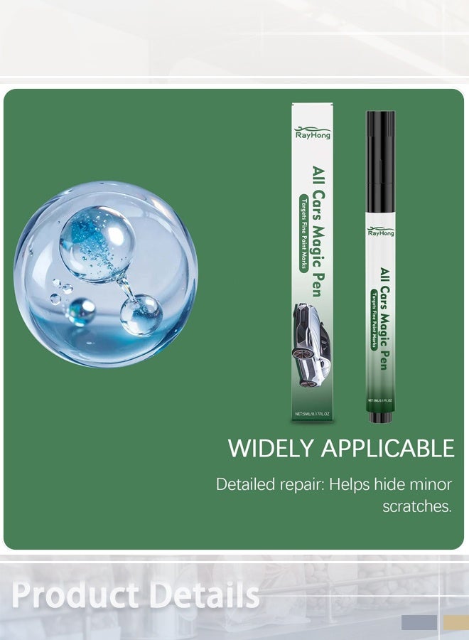 RAYHONG Car scratch repair pen, car repair paint, quick and easy to repair car paint, various car scratch repair paints 5 ml - Image 2